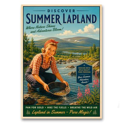 Juliste Summer Lapland - Where nature shines