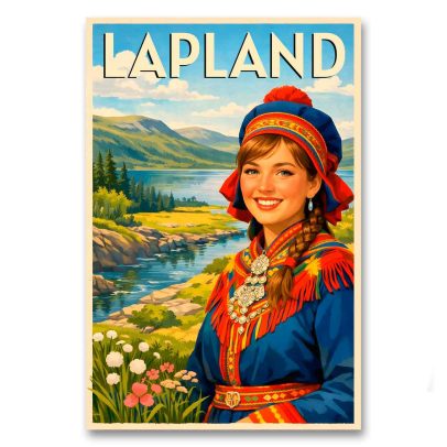Juliste Kesä Lapissa