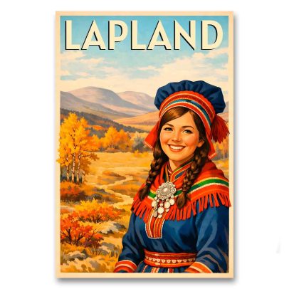 Juliste Syksy Lapissa