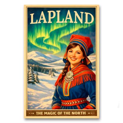 Juliste Lapland - The magic of the north