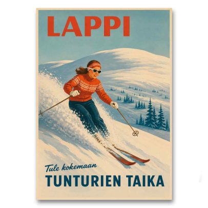 Juliste Lappi - Tule kokemaan tunturien taika