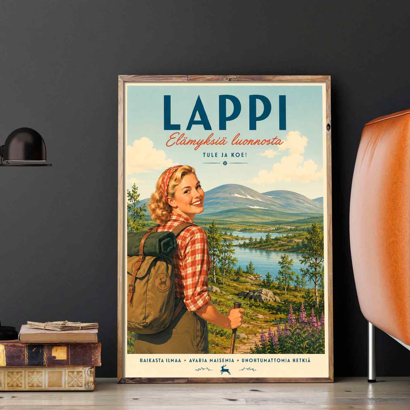Juliste Lappi vaellus kesällä 1 LÖ 50×70 70x100aaa