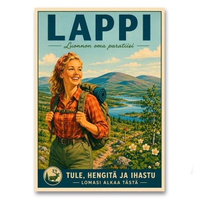 Juliste Lappi - luonnon oma paratiisi