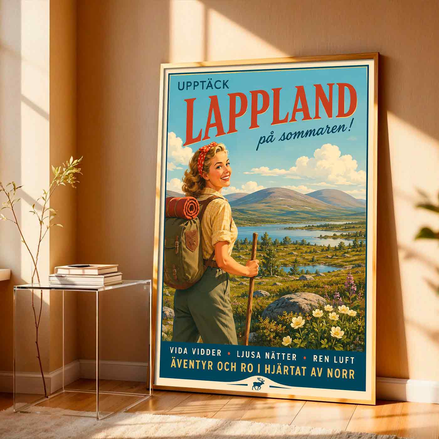 Juliste Lappi vaellus kesällä 3 LÖ 50×70 70x100aaa