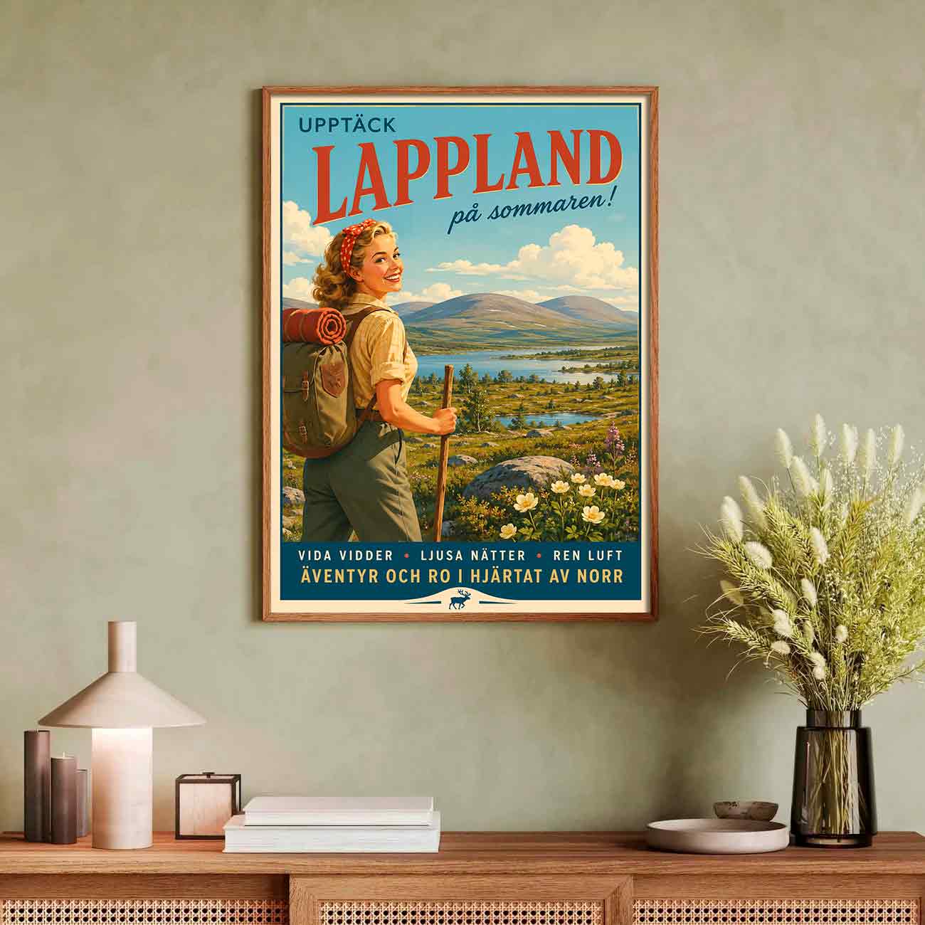 Juliste Lappi vaellus kesällä 3 LÖ 50×70 70x100aaaa