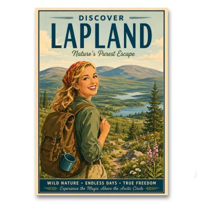 Juliste Discover Lapland - Nature´s purest escape