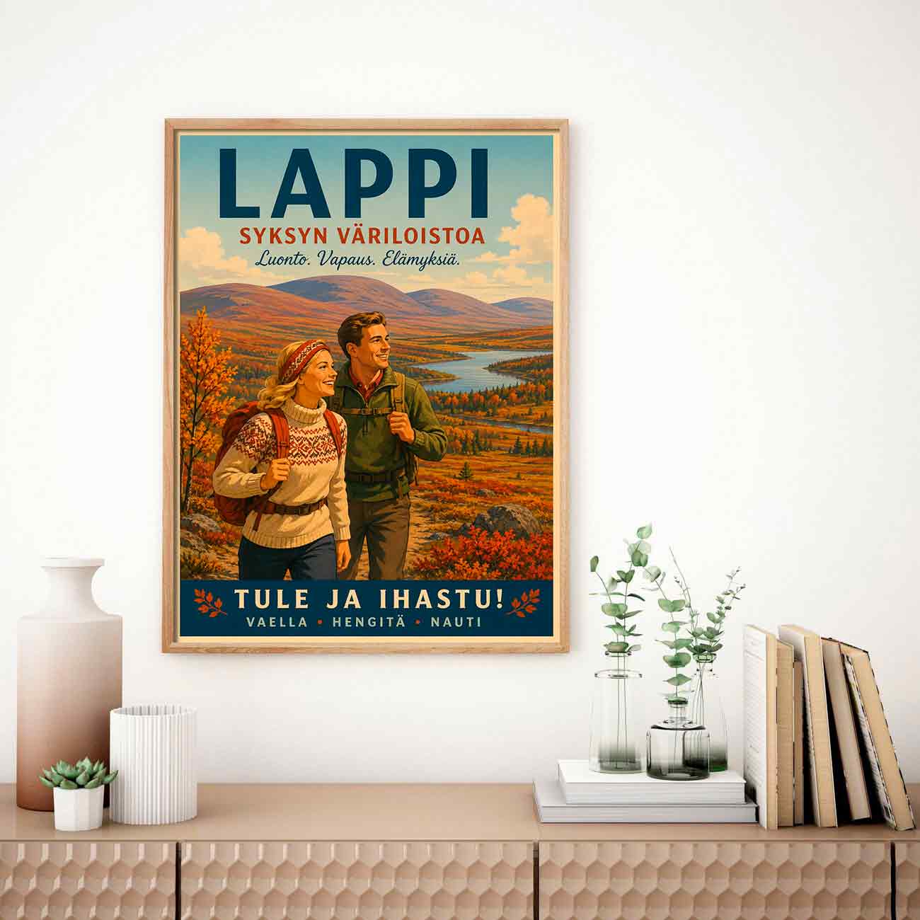 Juliste Lappi vaellus syksy LÖ 50×70 70×100-1aaa