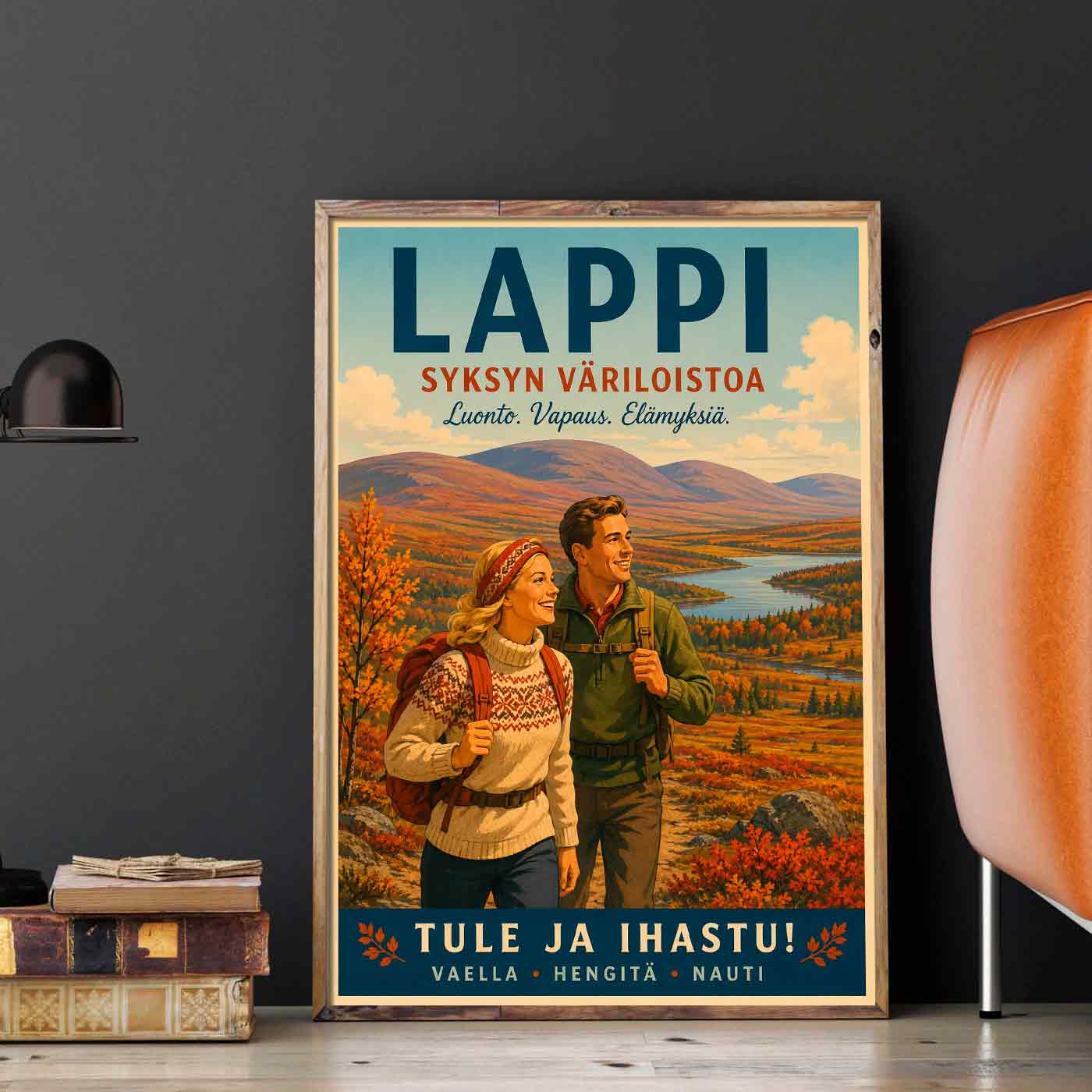 Juliste Lappi vaellus syksy LÖ 50×70 70×100-1aaaa
