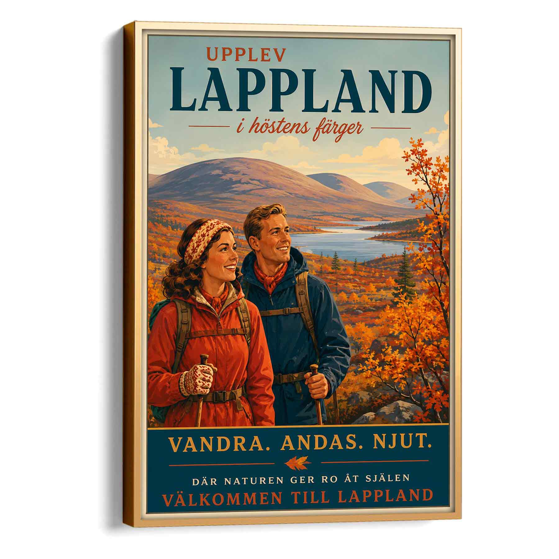 Juliste Lappi vaellus syksy LÖ 50×70 70×100-3aa