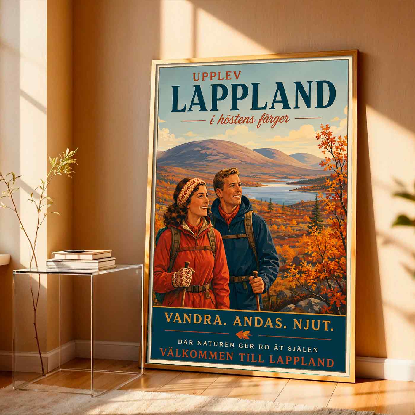 Juliste Lappi vaellus syksy LÖ 50×70 70×100-3aaaa