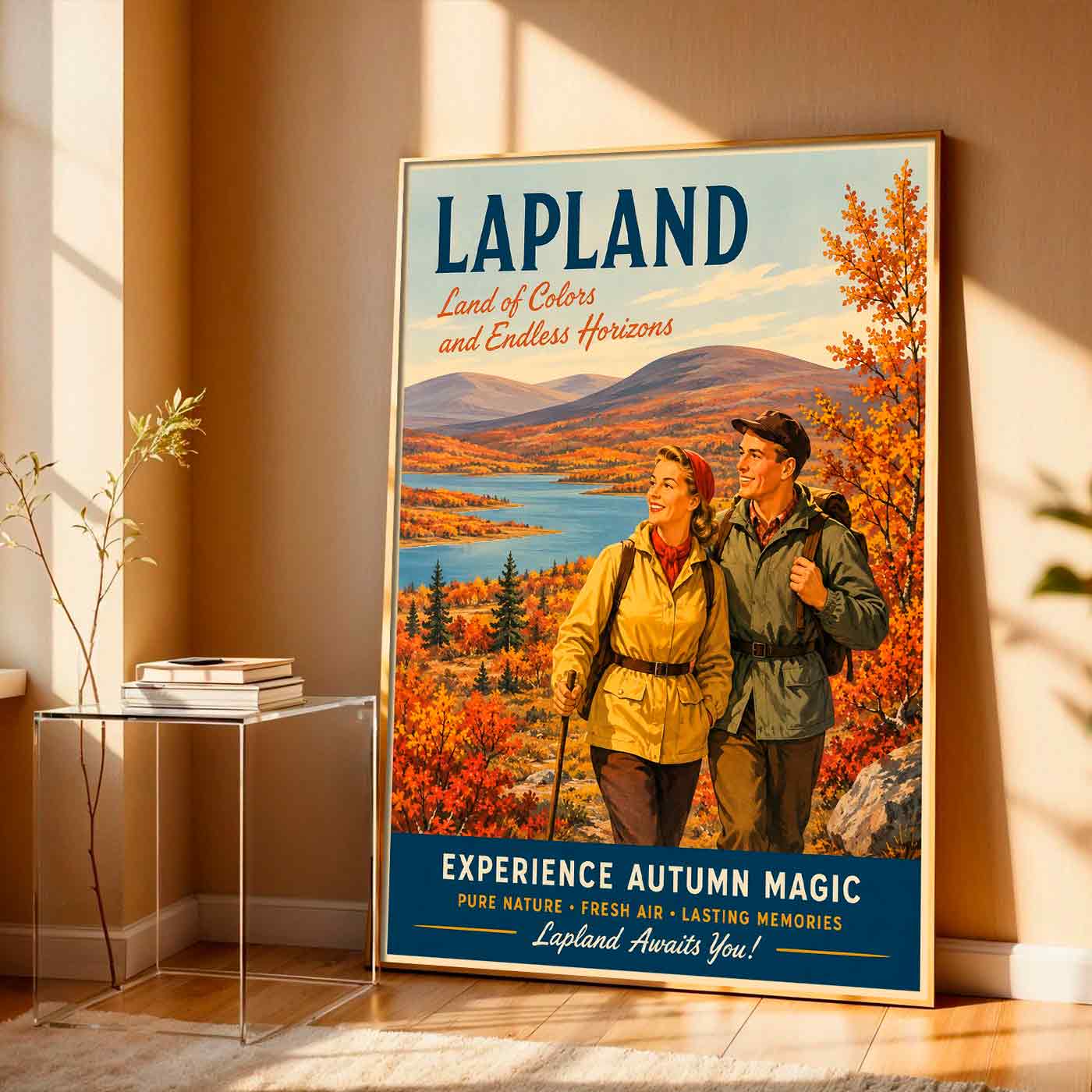 Juliste Lappi vaellus syksy LÖ 50×70 70×100-8aaa