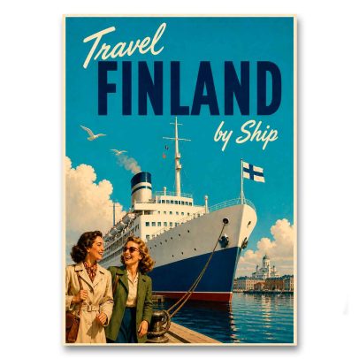Juliste Travel Finland by Ship