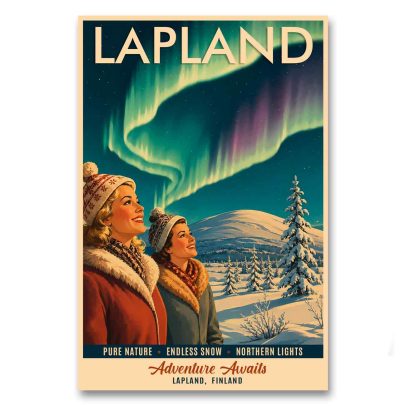 Juliste Lapland - Adventure awaits