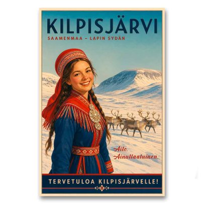 Juliste Tervetuloa Kilpisjärvelle