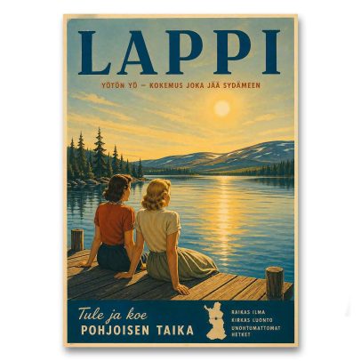 Juliste Lappi - yötön yö