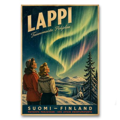 Juliste Lappi - Taianomaista Pohjolaa