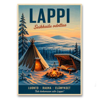 Juliste Lappi - Seikkailu odottaa