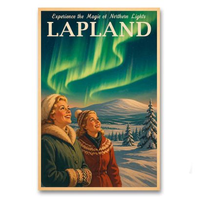Juliste Lapland - Experience the magic of northern lights