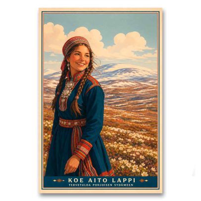 Juliste Koe aito Lappi