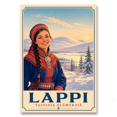 Juliste Lappi - Talvisia elämyksiä