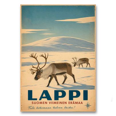 Juliste Lappi - Suomen viimeinen erämaa