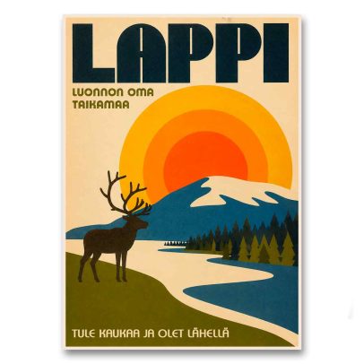 Juliste Lappi Luonnon oma taikamaa