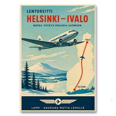 Juliste Lappi - kaukana mutta lähellä