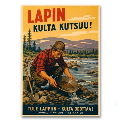 Juliste Lapin kulta kutsuu