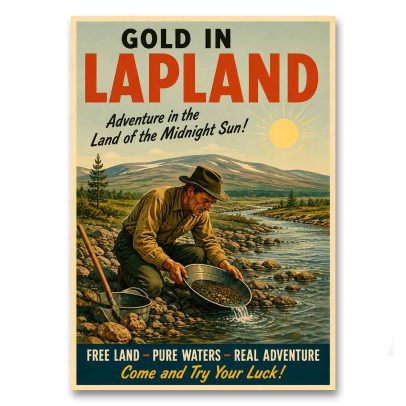 Juliste Gold in Lapland