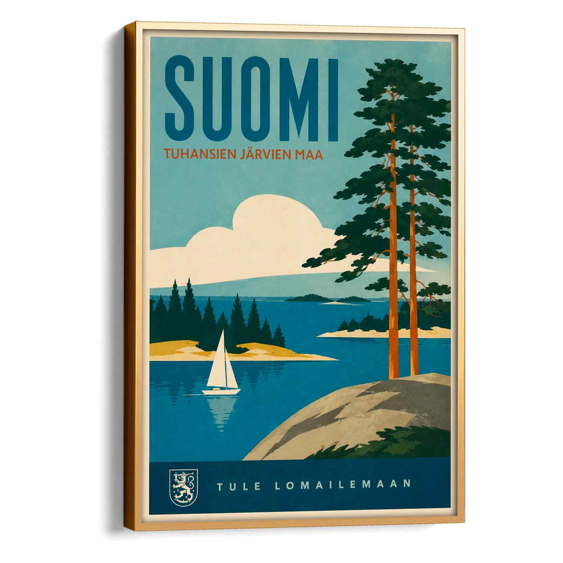 Juliste matkailu Suomi 1970 LÖ 50×70 70×100-2aa