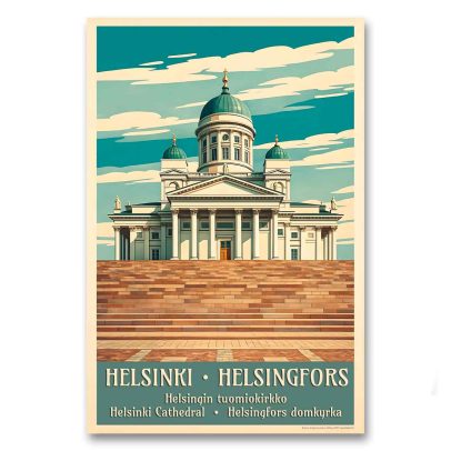 Juliste Helsingin tuomiokirkko