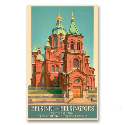 Juliste Uspenskin katedraali Helsinki