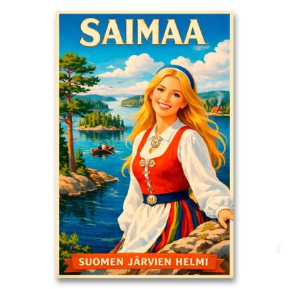 Juliste Saimaa - Suomen järvien helmi