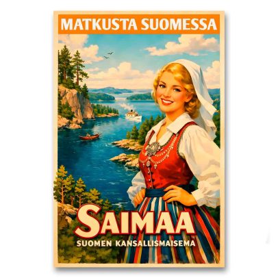 Juliste Saimaa - Suomen kansallismaisema