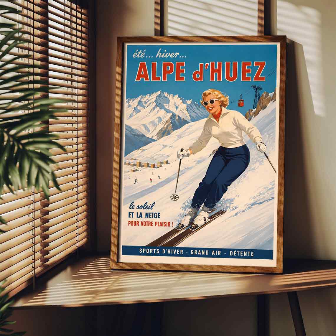 Juliste Alpe d Huez 1 LÖ 50x70aaa