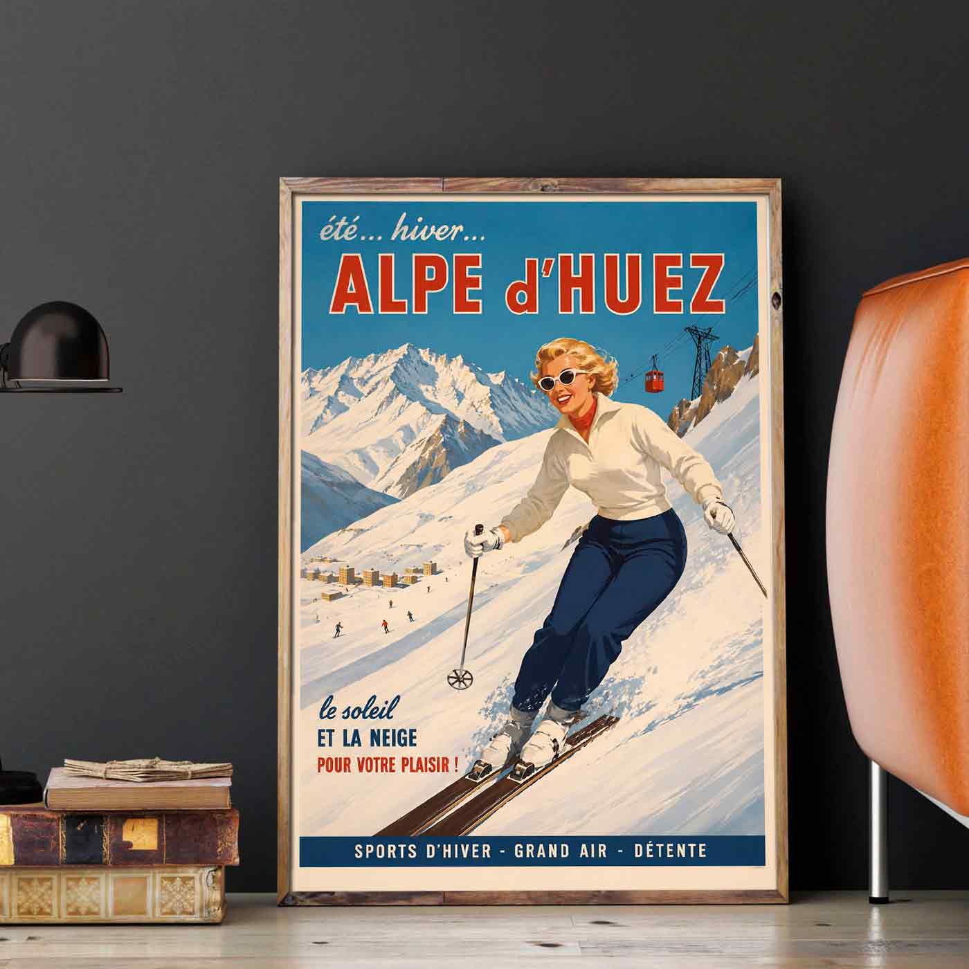 Juliste Alpe d Huez 1 LÖ 50x70aaaa