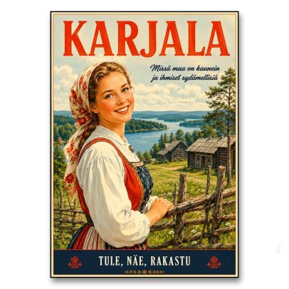 Juliste Karjala - tule, näe, rakastu