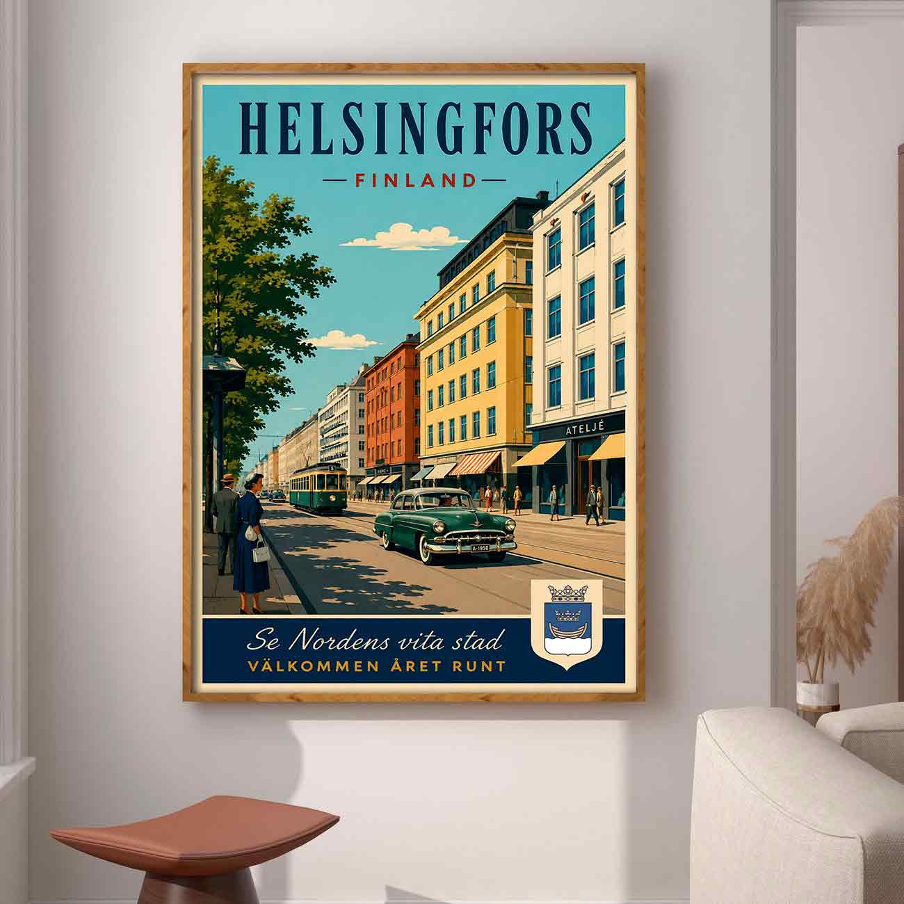 Juliste Matkailu Helsinki 1 LÖ 50×70 70x100aaa