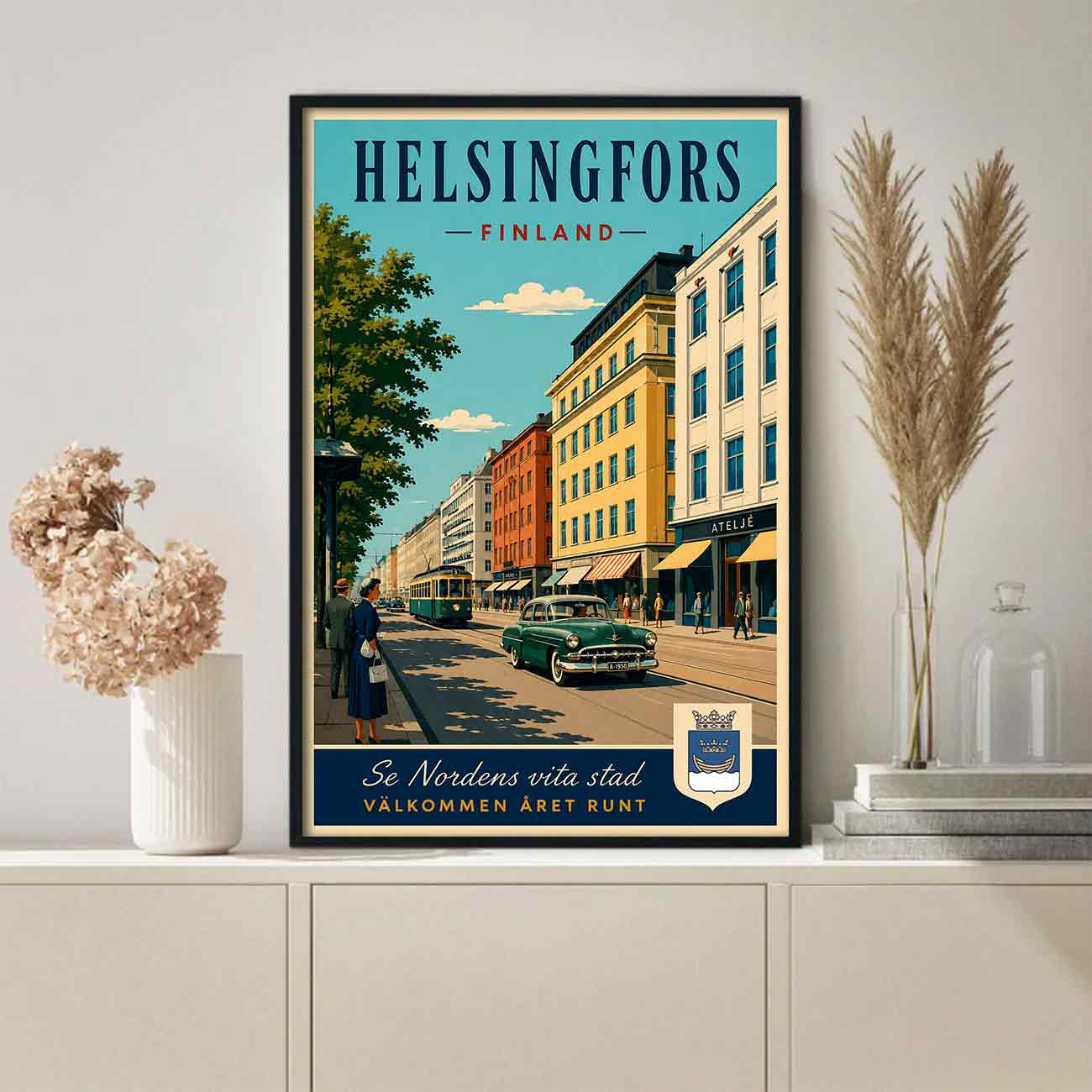 Juliste Matkailu Helsinki 1 LÖ 50×70 70x100aaaa