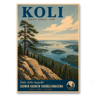 Juliste Koli - Suomen kaunein kansallismaisema