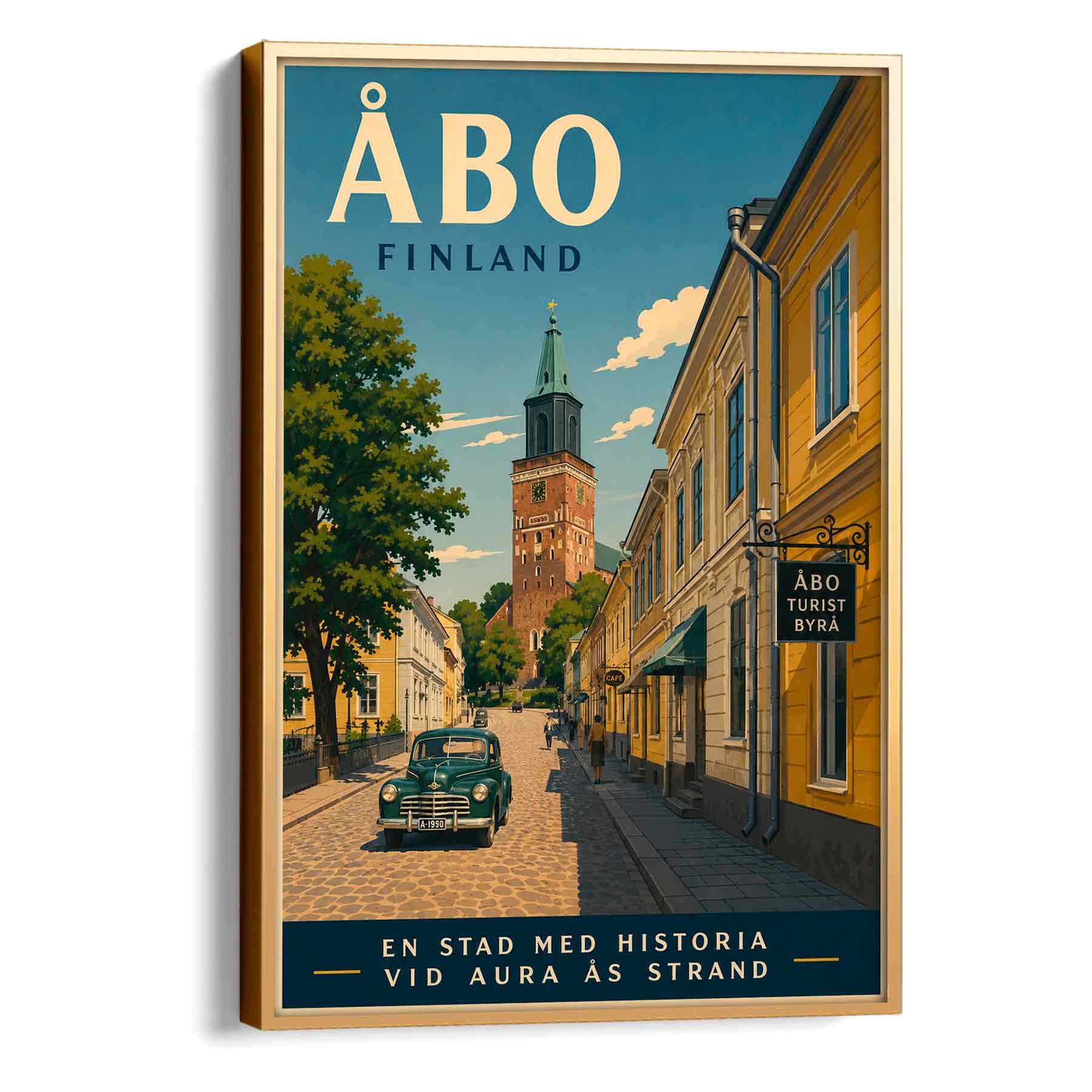 Juliste Matkailu Turku A1 LÖ 50×70 70x100_1aa