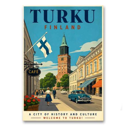 Juliste Turku - A City of History and Culture