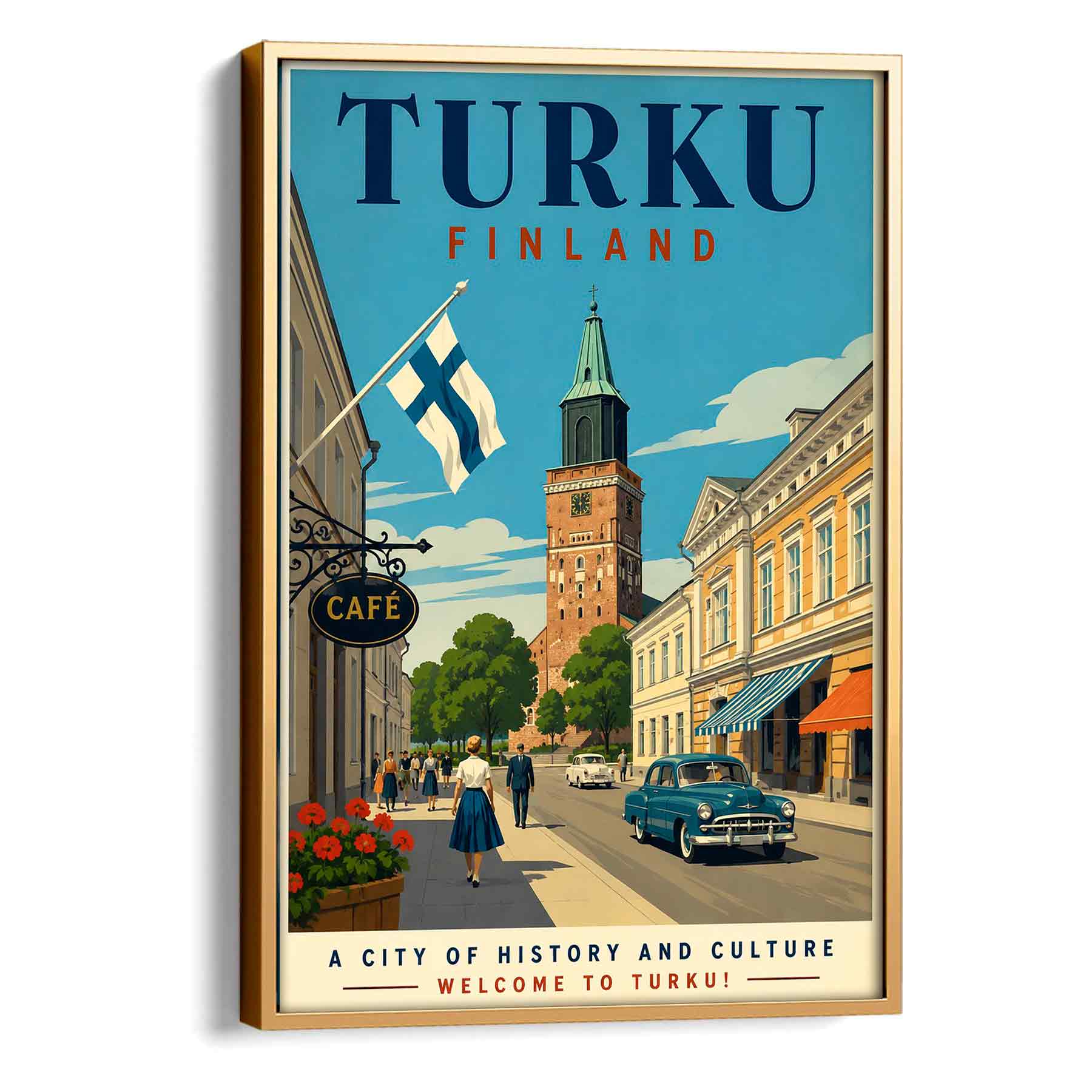 Juliste Matkailu Turku A1 LÖ 50×70 70x100_3aa
