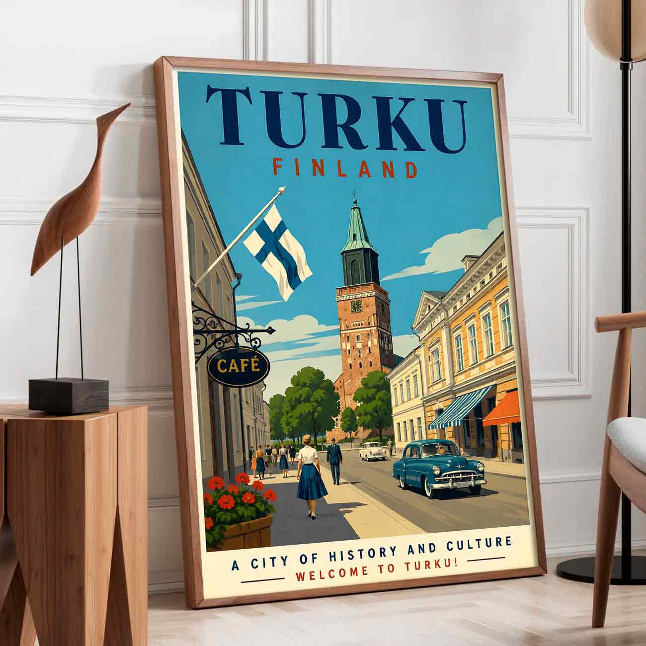 Juliste Matkailu Turku A1 LÖ 50×70 70x100_3aaa