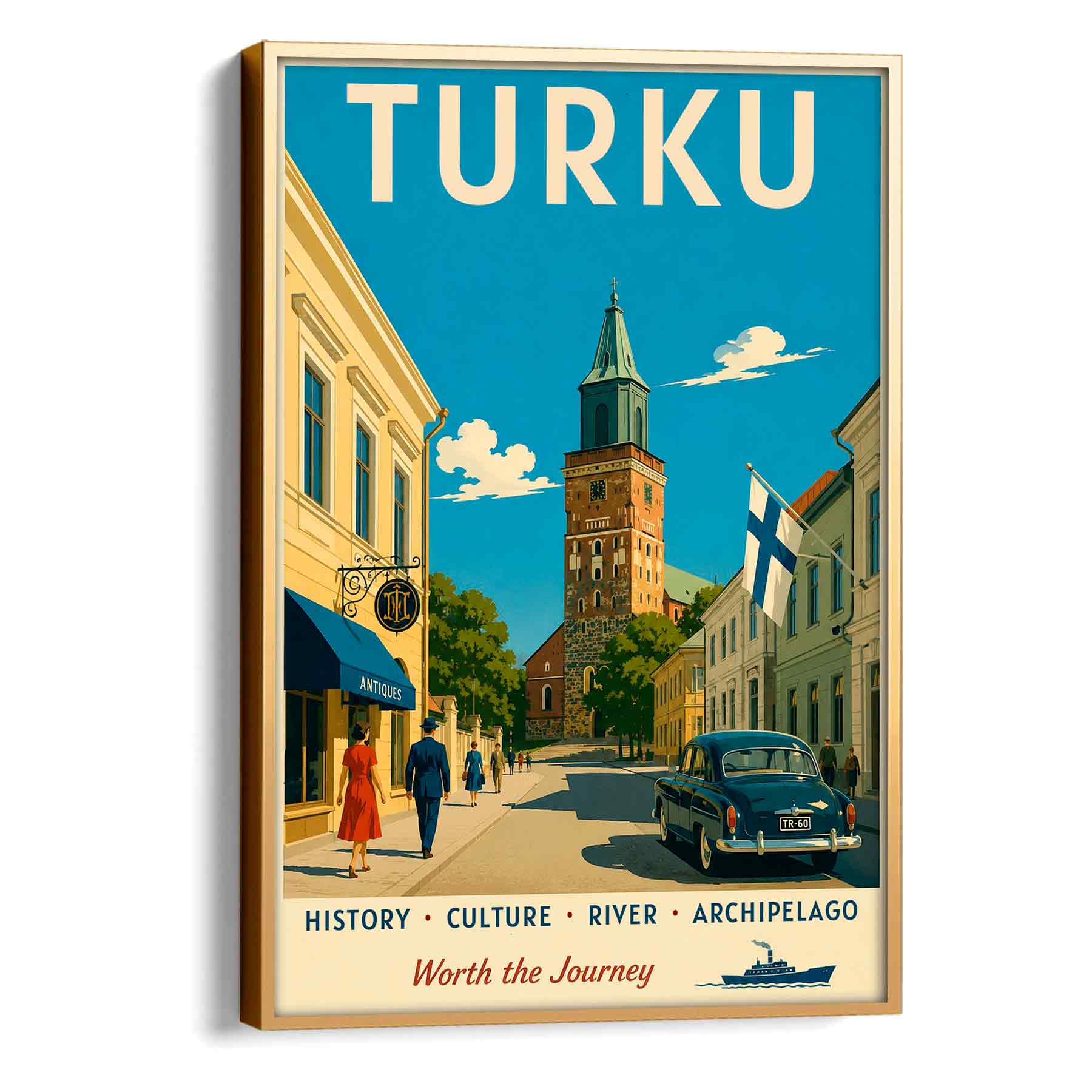 Juliste Matkailu Turku A1 LÖ 50×70 70x100_4aa