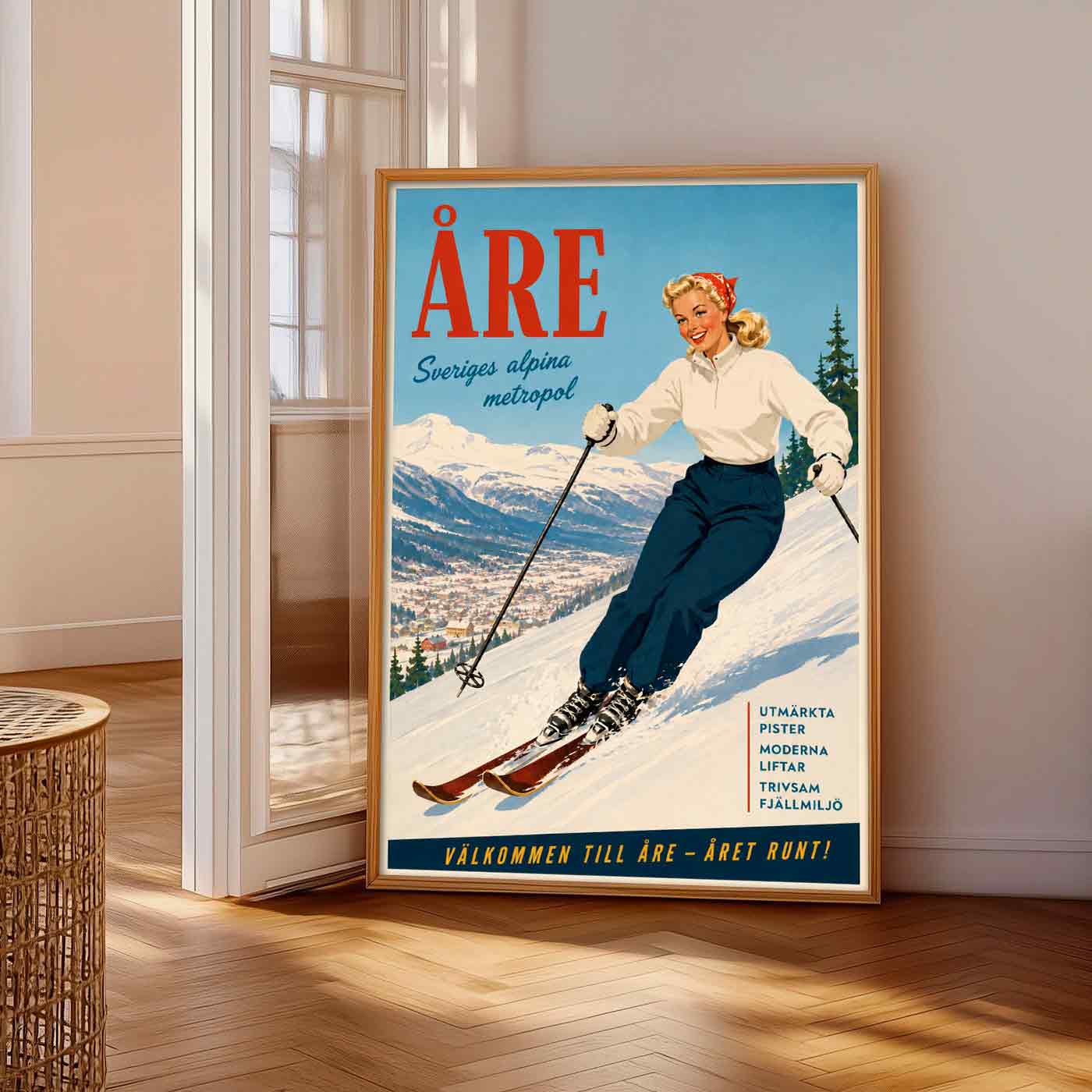 Juliste matkailu Åre LÖ 50×70 70×100-4aaa
