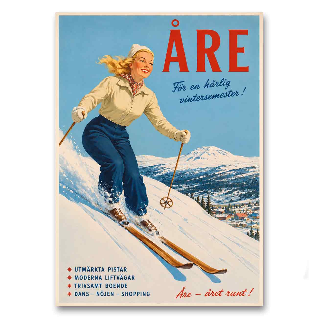 Juliste matkailu Åre LÖ 50×70 70×100-6a