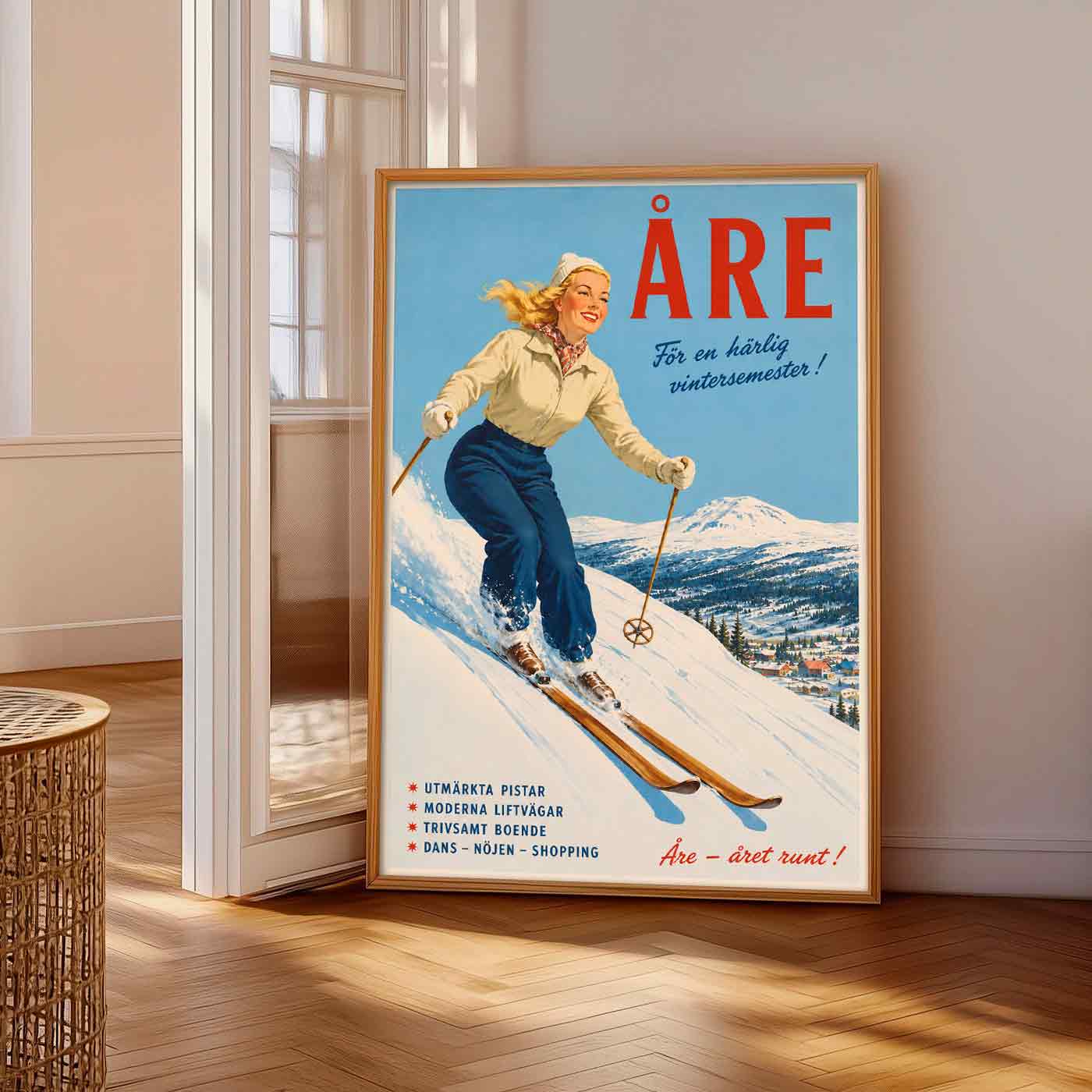 Juliste matkailu Åre LÖ 50×70 70×100-6aaa