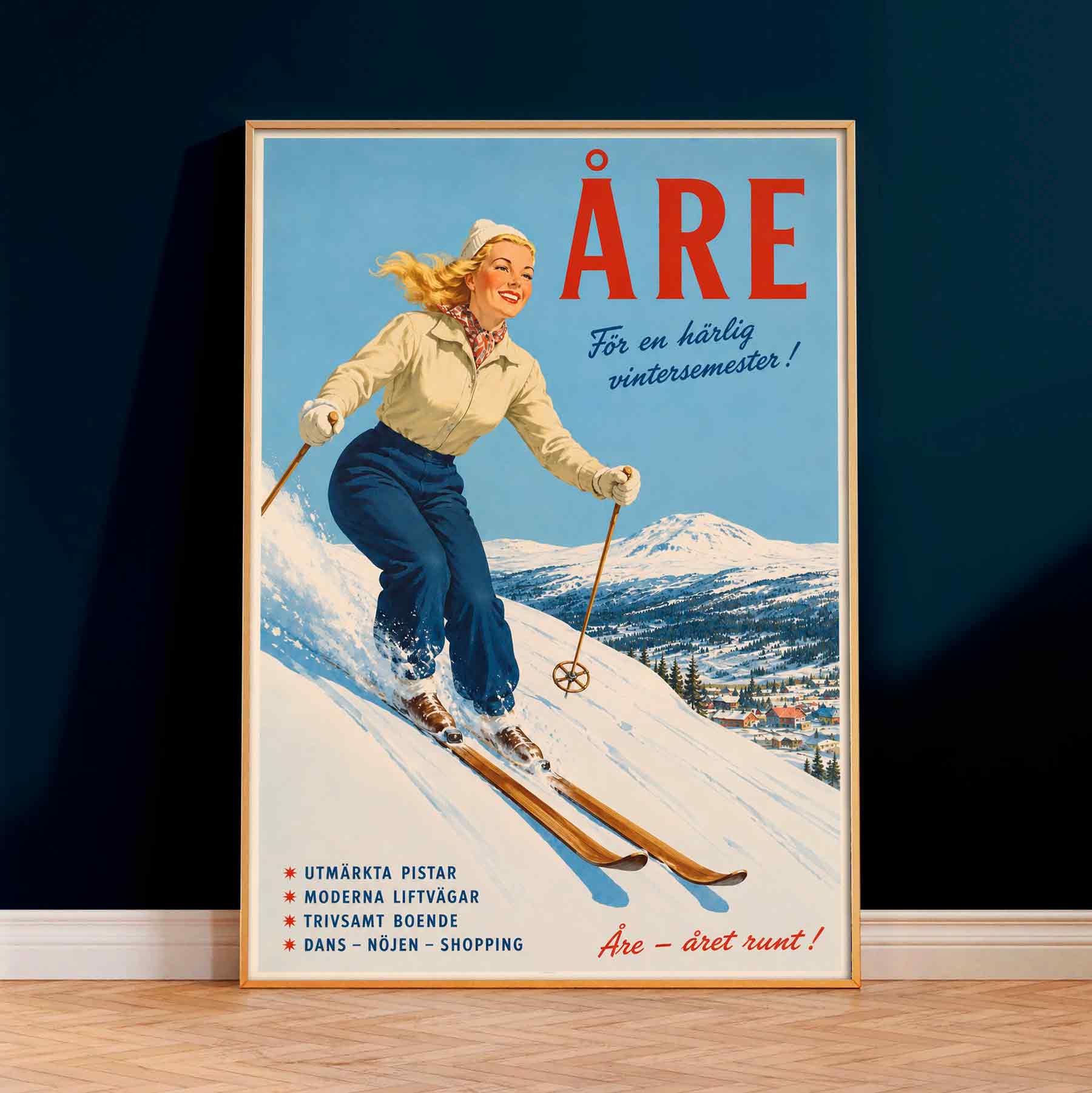 Juliste matkailu Åre LÖ 50×70 70×100-6aaaa