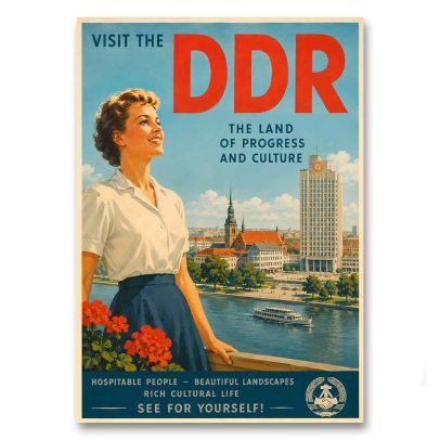 Juliste Visit the DDR